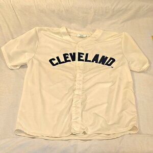 Cleveland Indians BOB FELLER embroidered Throwback Baseball Jersey men's XL